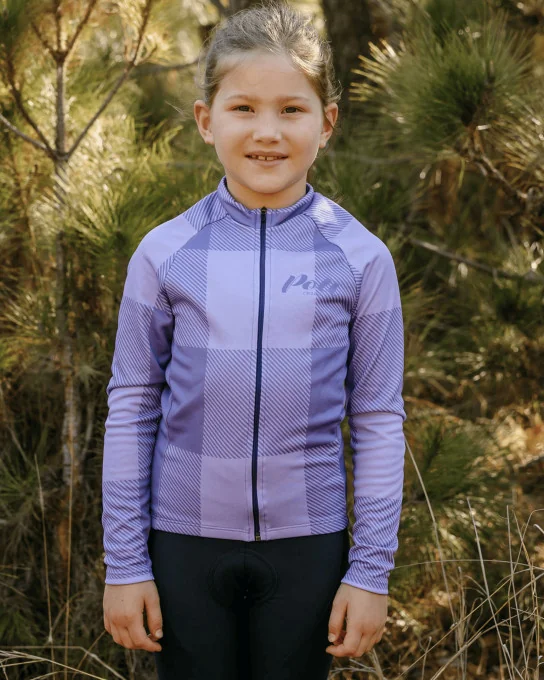 Langarm-Trikot für Mädchen – MILIO VICHY