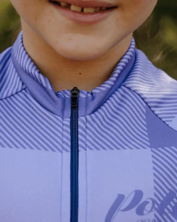 Langarm-Trikot für Mädchen – MILIO VICHY