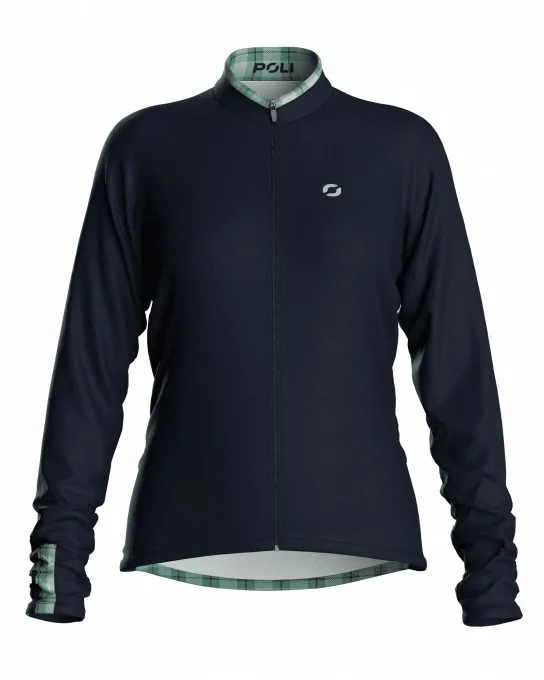 Damesfietsshirt met lange mouwen – EMILIA VICHY