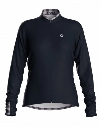 Langarm-Radtrikot für Damen – VICHY