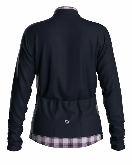 Damesfietsshirt met lange mouwen – EMILIA VICHY