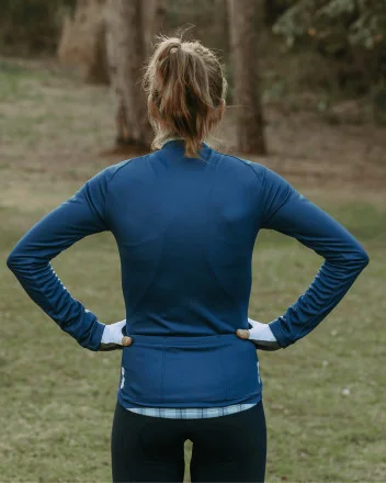 Women’s Long-Sleeve Cycling Jersey – EMILIA VICHY