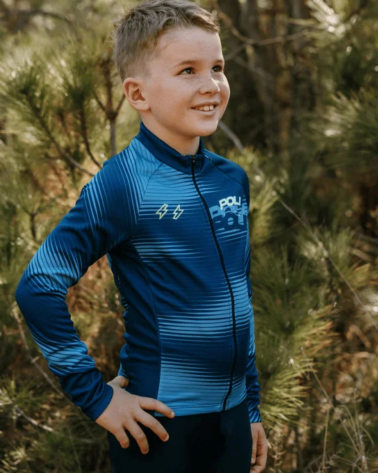 キッズ男の子用長袖サイクルジャージ – MILIO RACING