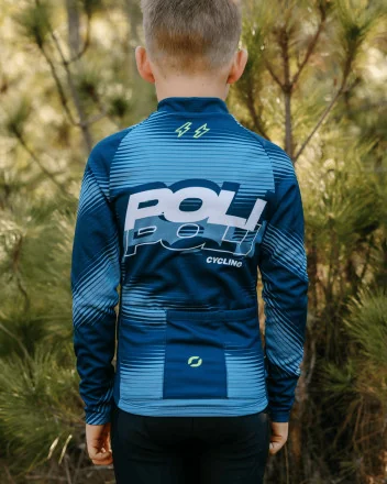 Long-Sleeve Boys’ Kids Cycling Jersey – MILIO RACING