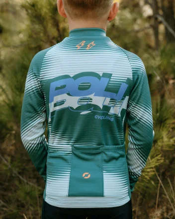Lange mouwen jongensfietsshirt – MILIO RACING