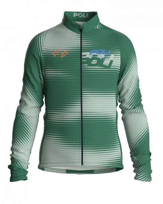 Langarm-Radtrikot für Jungen – MILIO RACING