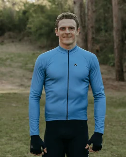 Herenfietsshirt met lange mouwen – EMIL RACING