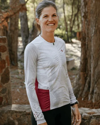Dames trailshirt met lange mouwen – WILD