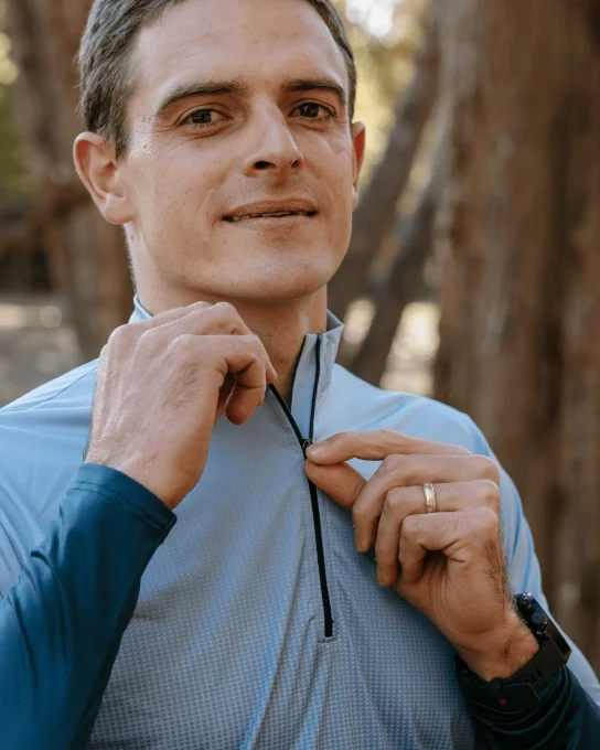 Heren hardloopshirt met lange mouwen – CLOUD