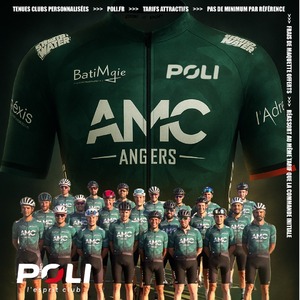 📍Focus sur nos clubs partenaires! @poli_wear accompagne depuis plusieurs saisons @angersmetropolecyclisme49 🤝Un projet de tenues club? 📲 Contactez-nous 🟢 Fabricant de tenues club depuis 1979 ⚫️ Votre design de A à ZSublimez vos tenues club avec @poli_wear ! 💻 www.poli.fr
