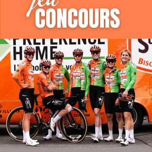 🎁 JEU CONCOURS 🚴‍♀️ À l’occasion du Tour de France Femmes, @poli_wear et @auber93cyclisme s’associent pour vous faire gagner 2 superbes lots !🏆 Lot 1 : 1 maillot St Michel – Preference Home - Auber93 + 1 paire de chaussettes POLI + 1 bidon POLI 🏆 Lot 2 : 1 cuissard POLI + 1 paire de chaussettes POLIPour participer : ➡️ Likez cette publication ➡️ Abonnez-vous à @auber93cyclisme et @poli_wear ➡️ Identifiez 2 ami·es en commentaire📅 Fin du concours : le 3 août🍀 Il y aura un gagnant par lot, bonne chance à toutes et à tous !#jeuconcours #tourdefrance #cyclisme #teampoli